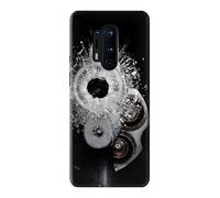 Gun Bullet Hole Glass Case Cover For OnePlus 8 Pro