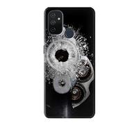 Gun Bullet Hole Glass Case Cover For OnePlus Nord N100