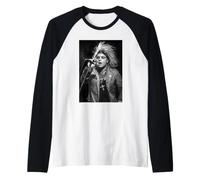 Gun Club Jeffrey Lee Pierce Live By David Corio Raglan Baseball Tee