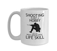 Gun Gifts Coffee Mug Shooting Is Not A Hobby Birthday Idea For Men Women