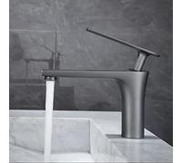 gun gray black gold hot and cold faucet toilet washbasin undermount basin basin about extended faucet, gun gray short model