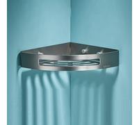 Gun Grey Towel Rack No Punch Hole Bathroom 304 Stainless Steel Wall Mount Rack Bathroom Bath Towel Rack Single Layer Triangle Blue