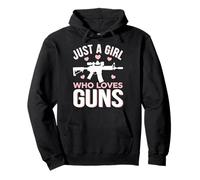 Gun Just A Girl Who Loves Guns Pullover Hoodie