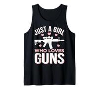 Gun Just A Girl Who Loves Guns Tank Top