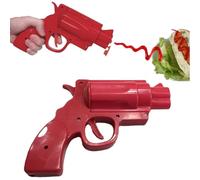 Gun Ketchup Dispenser, 2026 New Novelty Kitchen Sauce Spice Gun Sets, Resturant Condiment Dispenser Bottle Indoor Outdoor Grill for BBQ, Mustard, Syrup & More, Camping & Picnics,Kitchen Gadgets