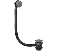 Gun Metal Bath Overflow | Bath Tub Filler | Click Clack Plug | Bath Waste | ABS Universal