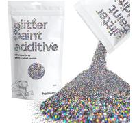 Gun Metal Grey Holographic Glitter Paint Additive Fine 100g for Adding Sparkle to Paints & Varnish | Paint Walls Sparkly Add to Emulsion, Acrylic or Lacquer Indoor | Hemway