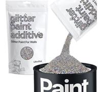 Gun Metal Grey Holographic Glitter Paint Additive Ultrafine 100g for Adding Sparkle to Paints & Varnish | Paint Walls Sparkly Add to Emulsion, Acrylic or Lacquer Indoor | Hemway