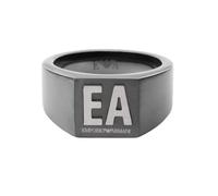 Gun Metal Logo Ring - Ring Size V