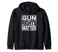 Gun Rights Matter Pro Gun 2nd Amendment Gun Lover 2A Gift Zip Hoodie