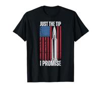 Gun Rights Second Amendment US Flag Assault Sniper Rifle Gun T-Shirt