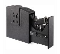 Gun Safe - Biometric Bedside Safe for Handguns - Compact Lock Box for Nightstand or Wall Mount - Secure Pistol Storage
