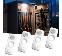 Gun Safe Lights,1000LM Motion Activated LED Light for Gun Safe Gun Cabinet, Stepless Dimmable 2 Mode Ultra Bright LED Lens for Directional Lighting Battery Powered