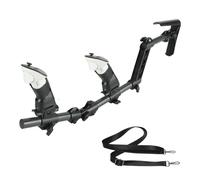 Gun Stock for Meta Quest 3, Compatible with VR Meta Quest3 Controller Grips for Enhance Stability and Control Magnetic Stock Rifle Adapter (Black)