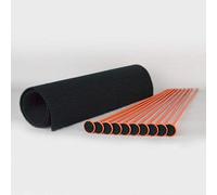 Gun Storage Solutions RR10SK-OR 10 Rifle Rod Starter Kit (Orange, 10 Rifle Rods and 15" x 19" Shelf Liner)
