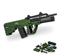 Gun Toy Building Block Set, 384 PCS AUG Rifle Building Toy, Simulation Military Weapon Pistol Bricks Model, Gifts for Teens and Adults