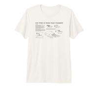 Gun Types of World War II Warships - Naval Armament Diagram Premium T-Shirt