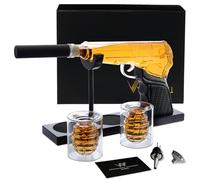 Gun Whiskey Decanter Set for Men - 400ML Gun Decanter + 2 Grenade Glasses - Premium Whiskey Decanter Sets for Men, Great Gift Idea for Special Occasions & Celebrations