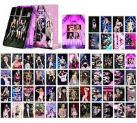 GUNBAK Kpop Blackpink Lomo Cards Photocards 55Pcs Blackpink Coachella 2023 New Album Card BP Mini Postcards BP Poster Cards for Fans Gift