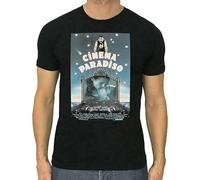 Guncha Cinema Paradiso T-Shirt 1988 Cult Movie Poster Philippe Noiret Black XXL