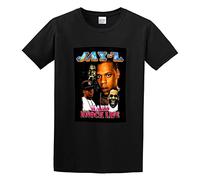 Guncha Vintage Jay-Z Men's Retro T-Shirt Black XXL
