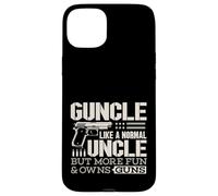 Guncle Like Normal Uncle More Fun and Owns Guns Gun Lover Case for iPhone 15 Plus