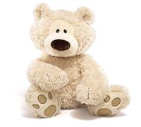GUND - 6055561 Philbin Bear Plush Toy 45.5 cm, Beige, 1 Year Old