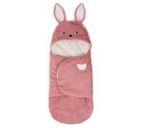 GUND Baby Oh So Snuggly Bunny Blanket Wrap, Plush Hooded Baby Blanket Wrap for Newborns, Pink/Cream, 26”
