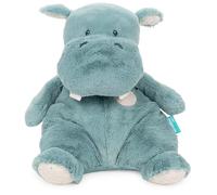 GUND Baby Oh So Snuggly Hippo Large Plush Stuffed Animal for Babies and Infants, Teal, 12.5”