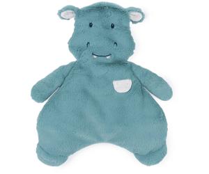 GUND Baby Oh So Snuggly Hippo Lovey Premium Soft Plush Blanket for Babies and Newborns Teal