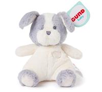 GUND Baby Oh So Snuggly Littles Puppy Dog, Small Stuffed Animals, Dog Stuffed Animal, Plush Toys for Infants and Toddlers, White/Gray, 7”