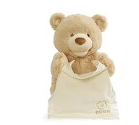 GUND Baby - P Boo Teddy Bear Animated Stuffed Animal | Talking Bear with Movements, Musical Toy Teaches Cause and Effect, Includes Blanket; Promotes Self-Soothing and Tactile Play