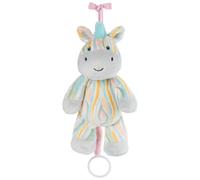 GUND Baby Safari Friends Zebra Pull-Down Musical Plush Travel Friendly Sensory Toy with Stroller Loop for Ages 0 and Up Rainbow 12
