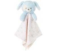 GUND Baby Sustainably Soft Puppy Lovey Stuffed Animal Plush Blanket Made from 100% Recycled Materials for Babies and Newborns Blue/Cream 10