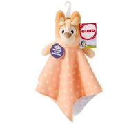 GUND Bingo Sustainably Soft Plush Lovey, Made with Recycled Materials, Baby Blanket with Stuffed Animal, Orange, 13”