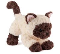 GUND Bootsie Siamese Kitten Plush Toy, Premium Cat Stuffed Animal for Ages 1 and Up, Cream/Brown, 9”