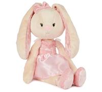 GUND Curtsy Ballerina Bunny Take-Along Friends 15" Plush Toy for Ages 1+ | Slender Frame and Posable Dangling Limbs Promote On The Go Travel Pretend Play; Teaches Nurturing and Fine Motor Skills