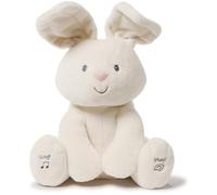 GUND Flora Bunny Interactive Plush | Moves Your Ears | 12" Plush Toy | Plush Toy for Children from 10 Months (Italian language)
