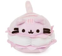 GUND Macaron Cookie Pusheen Sweet Dessert Squishy Plush Stuffed Animal Cat and Satisfyingly Stretchy Fabric, for Ages 8 and Up, Pink and White, 4”