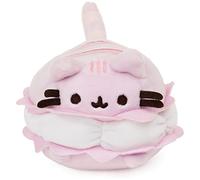 GUND Macaron Cookie Pusheen Sweet Dessert Squishy Plush Stuffed Animal Cat and Satisfyingly Stretchy Fabric, for Ages 8 and Up, Pink and White, 4”