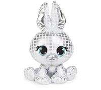 GUND Official, P.Lushes Cute Designer Fashion Collectable Pets Special-Edition B.G. Night RabbitPremium Stylish Stuffed Animal Soft Plush, Silver Metallic, 15.2cm Soft Toy For Girls and Boys