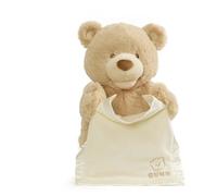 GUND Peek-A-Boo Teddy Bear Plush, Animated Stuffed Animal for Babies and Newborns, 11.5", Italian