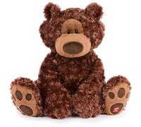 Gund Teddy Bear Philbin Classic – Premium Stuffed Animal for Ages 1 and Up, Chocolate Brown, 18"