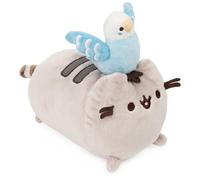 GUND Pusheen & Bo Parakeet Best Friend Set Two-in-One Plush Cat Stuffed Animal, Gray and Blue, 6”