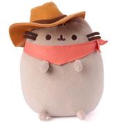 GUND Pusheen Cowboy Squisheen 6-Inch Squishy Plush Toy; Ages 8+