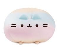 GUND Pusheen Rainbow Round Pusheen Squisheen Plush, Squishy Stuffed Animal for Ages 8 and Up, Rainbow, 11”