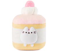 GUND Pusheen Strawberry Sponge Cake Plush Squishy Toy Collectible Plush Toy Dessert Plush Cat Stuffed Animal for Ages 8 and Up Pink 6