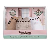 Gund Pusheen the Cat 6056171 Family Collector Set of 3 Soft Toy Plush
