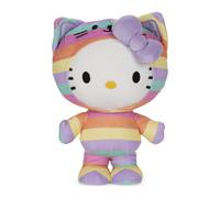 GUND Sanrio Hello Kitty Rainbow Outfit Plush Premium Stuffed Animal for Ages 1 and Up 9.5 Rainbow