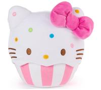 GUND Sanrio Official Hello Kitty Cupcake Plush, Stuffed Animal for Ages 1 and Up, Pink/White, 8”